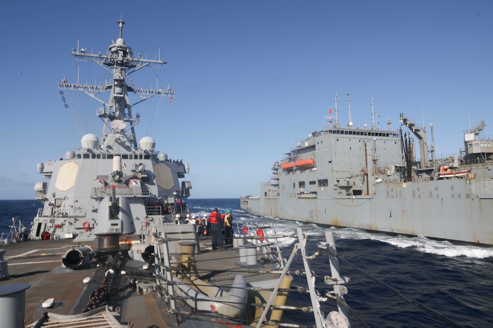 DVIDS - Images - USS Milius (DDG 69) Conducts Underway Replenishment ...