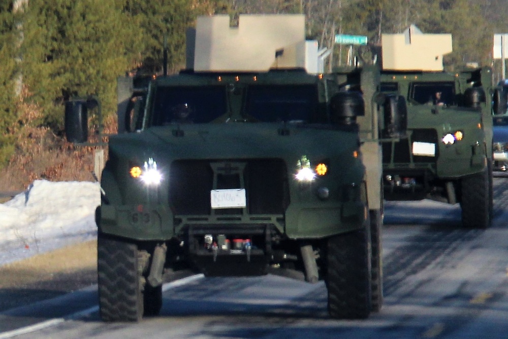 Convoy training operations at Fort McCoy