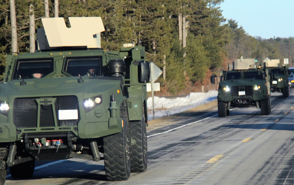 Convoy training operations at Fort McCoy