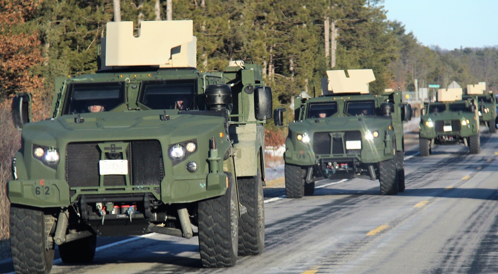 Convoy training operations at Fort McCoy