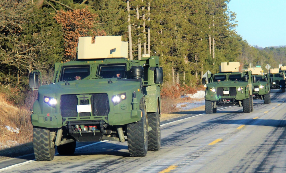 Convoy training operations at Fort McCoy