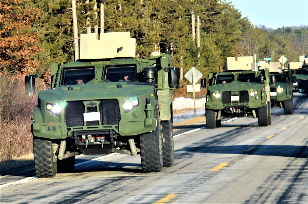 Convoy training operations at Fort McCoy