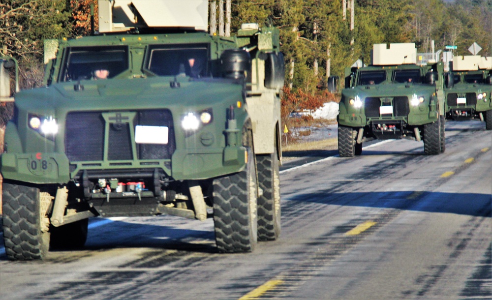 Convoy training operations at Fort McCoy