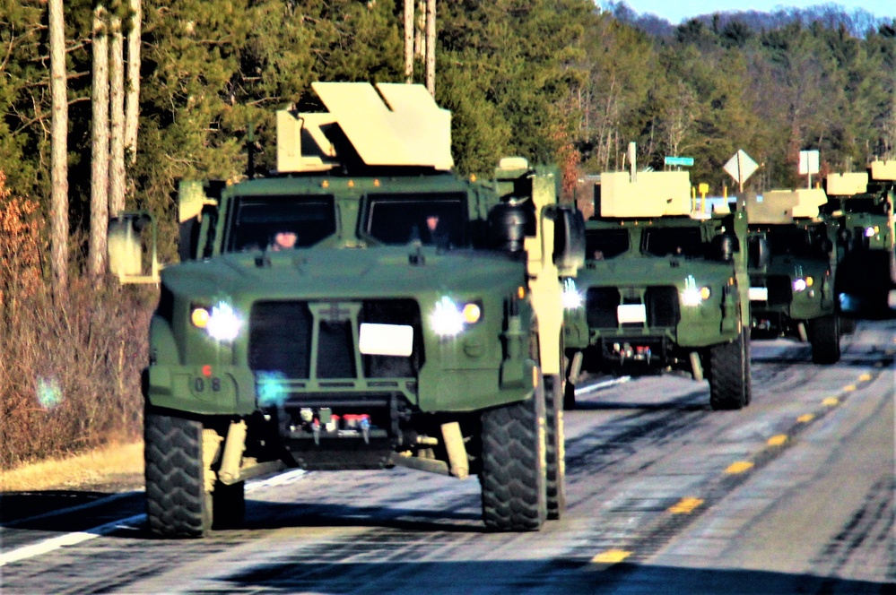 Convoy training operations at Fort McCoy
