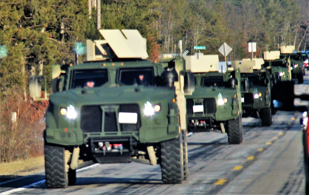 Convoy training operations at Fort McCoy