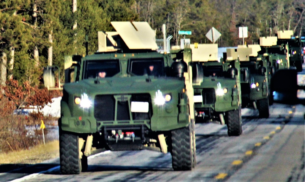 Convoy training operations at Fort McCoy