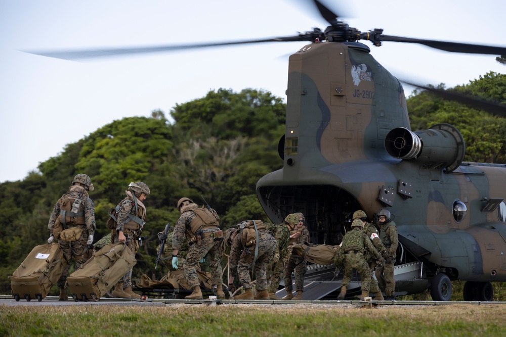 Iron Fist 23 Bilateral Casualty Evacuation Exercise