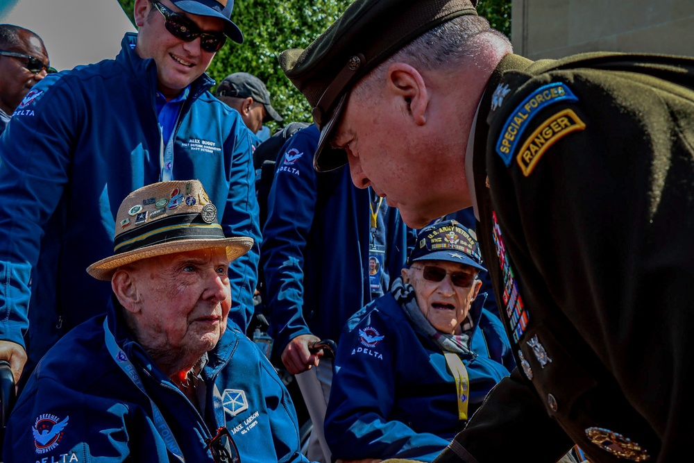 Ceremony at the Normandy American Cemetery concludes D-Day 78 Anniversary