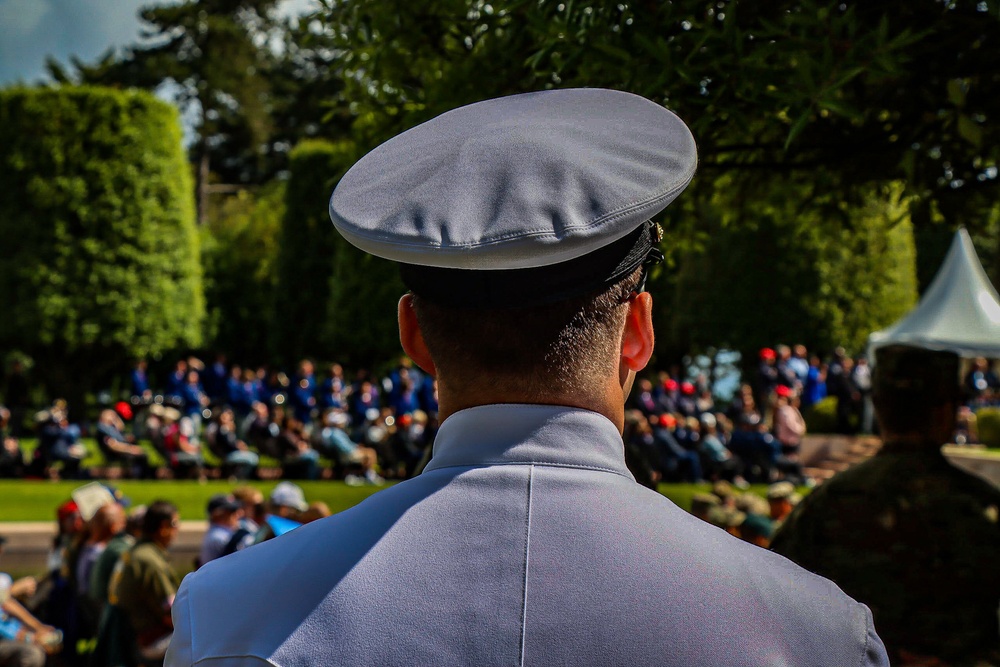 Ceremony at the Normandy American Cemetery concludes D-Day 78 Anniversary