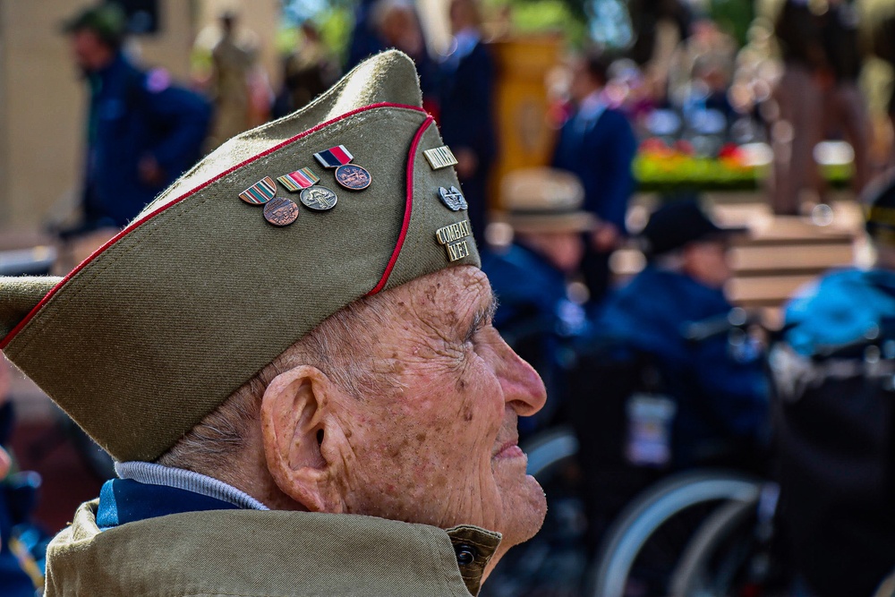 Ceremony at the Normandy American Cemetery concludes D-Day 78 Anniversary