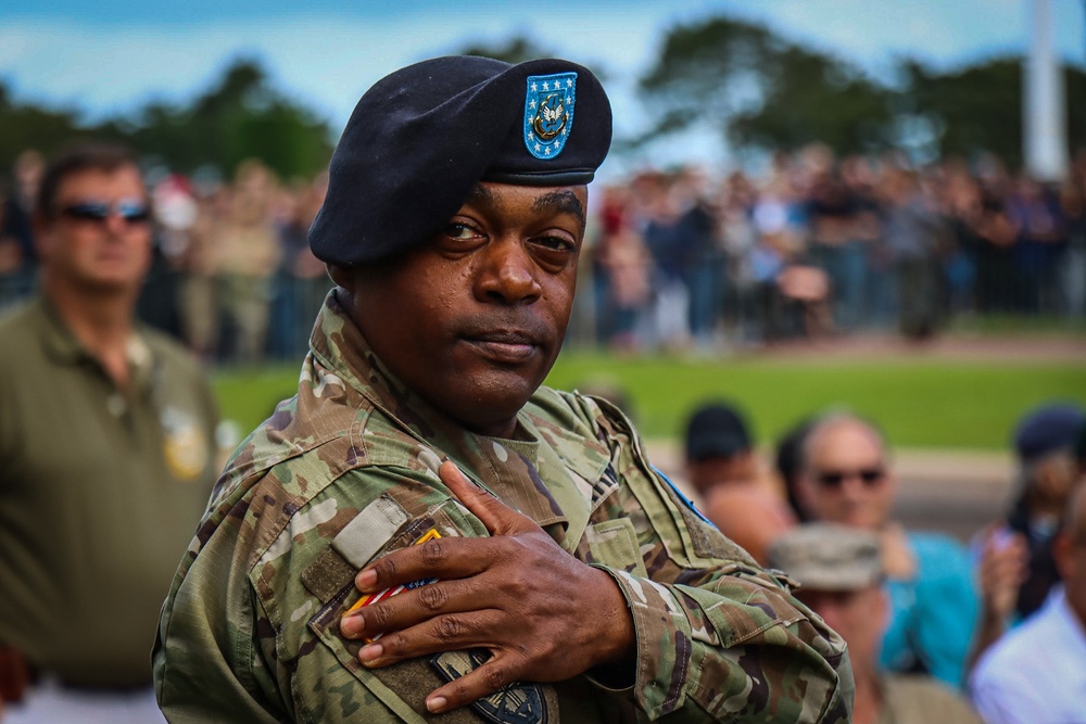 Ceremony at the Normandy American Cemetery concludes D-Day 78 Anniversary