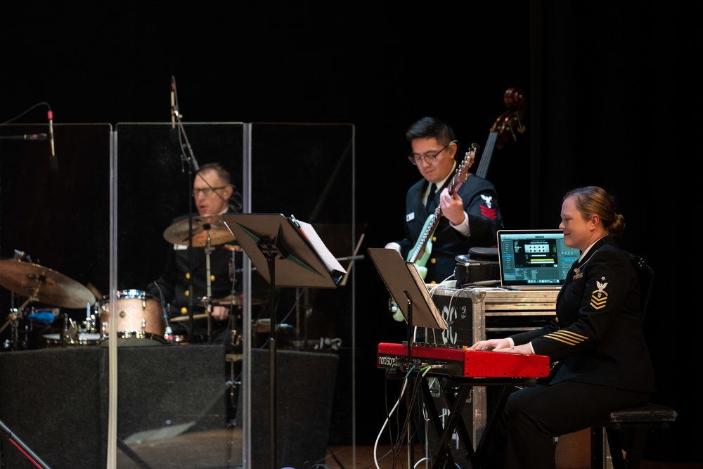 U.S. Navy Band Sea Chanters perform in Shelton