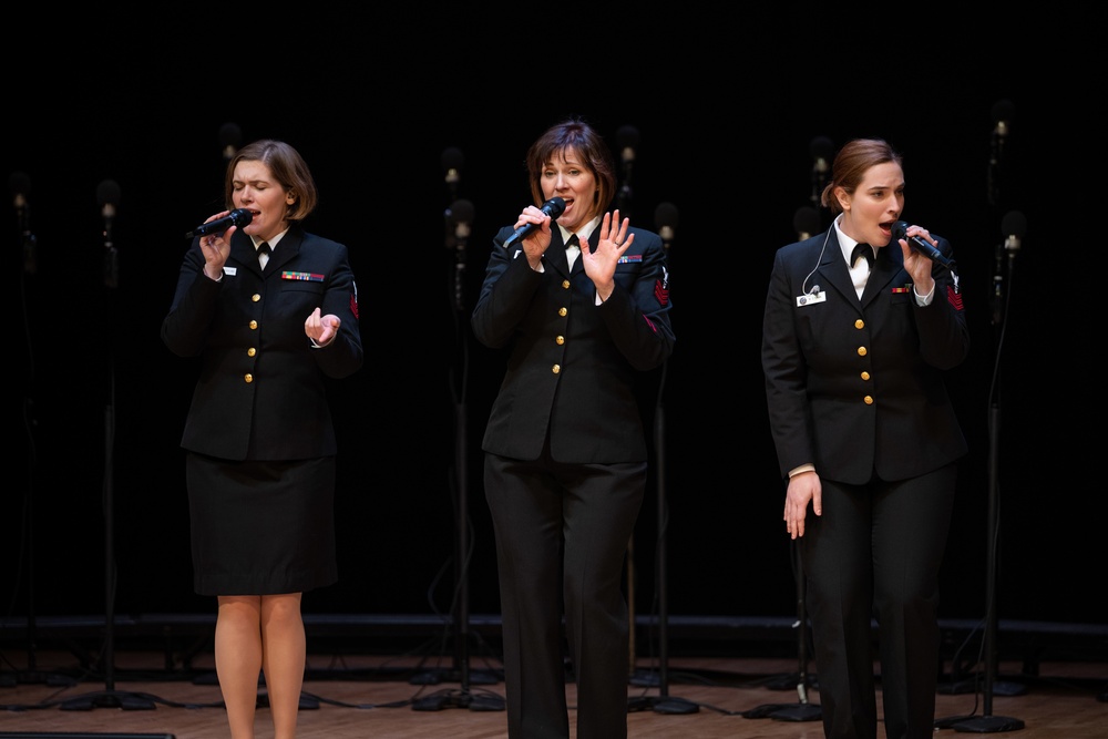 U.S. Navy Band Sea Chanters perform in Shelton