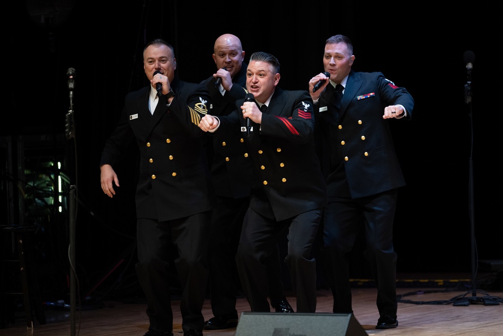 U.S. Navy Band Sea Chanters perform in Shelton