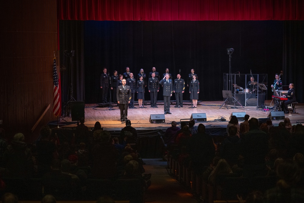 U.S. Navy Band Sea Chanters perform in Shelton