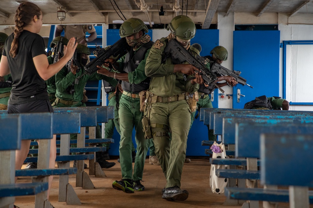 Members of Cote D’Ivoire Armed Forces Conduct Maritime Operations Flintlock 2023