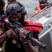 A Member of The Ghana Armed Forces Pulls Security