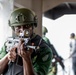 A Member of Cote D’Ivoire Armed Forces Pulls Security Flintlock 2023