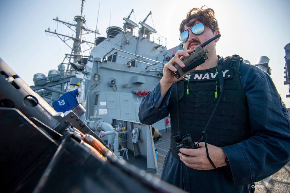 USS Paul Hamilton Strait Of Hormuz Transit