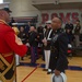 Marine Barracks Washington performs at Silas High School