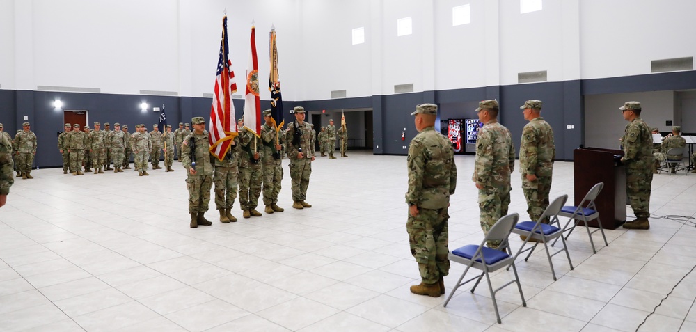1st Battalion, 124th Infantry Regiment Change of Responsibility Ceremony