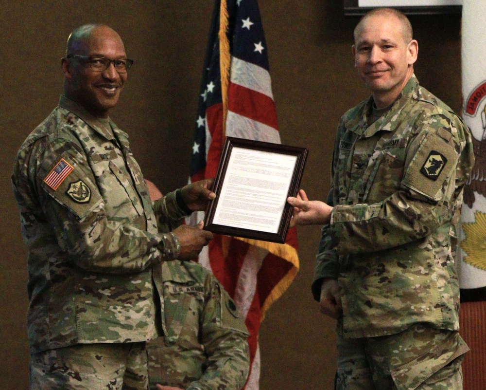 Central Illinois-based 404th Maneuver Enhancement Brigade Celebrates Successful Completion of Africa Mission