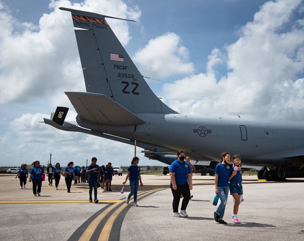 STARBASE Guam visits Andersen AFB
