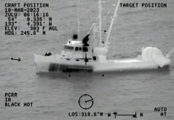 Coast Guard aircrew medevacs Canadian crewmember from vessel near Graham Island, British Columbia [Image 1 of 3]