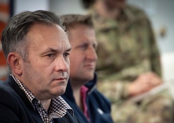 U.K. Space Command Delegation visit JCO