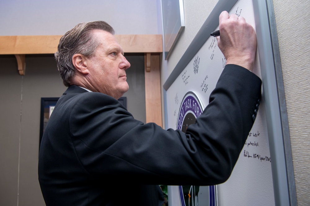 Rep. Turner, Rep. Larsen, CSO visit USSPACECOM, JTF-SD