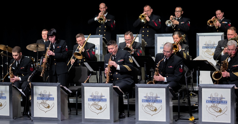 The United State Navy Band Commodores perform at Prince George's Community College