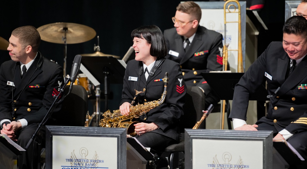 The United States Navy Band Commodores perform at Prince George's Community College