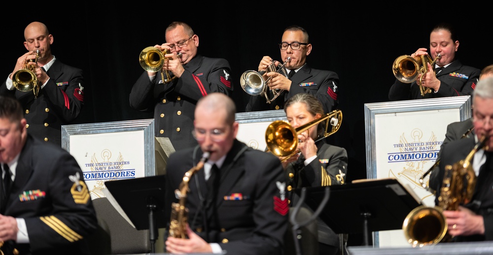 The United State Navy Band Commodores perform at Prince George's Community College