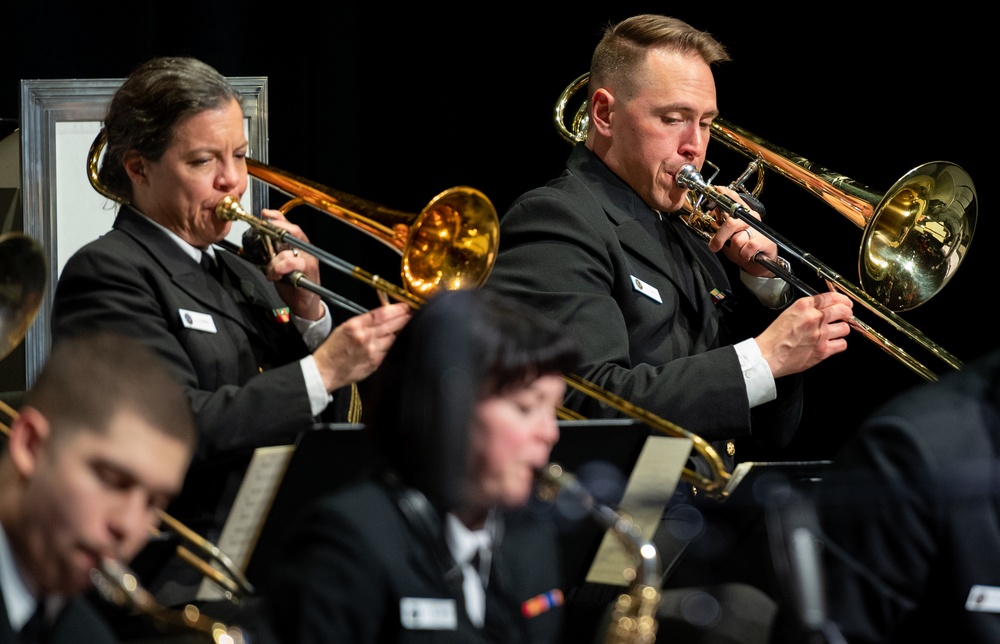 The United States Navy Band Commodores perform at Prince George's Community College