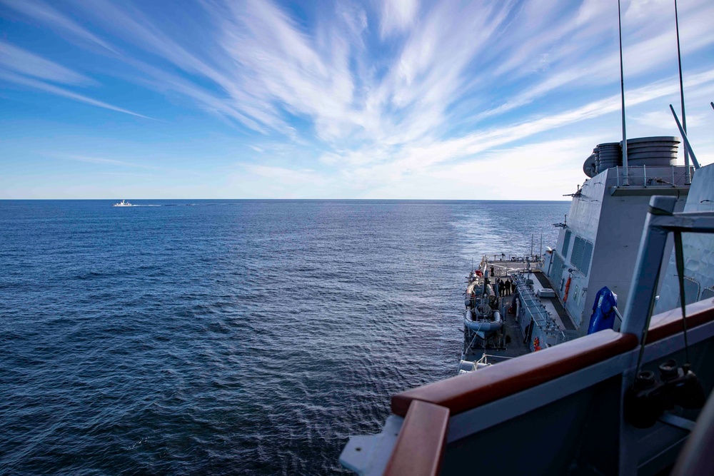 USS Porter Operates Alongside Swedish Navy