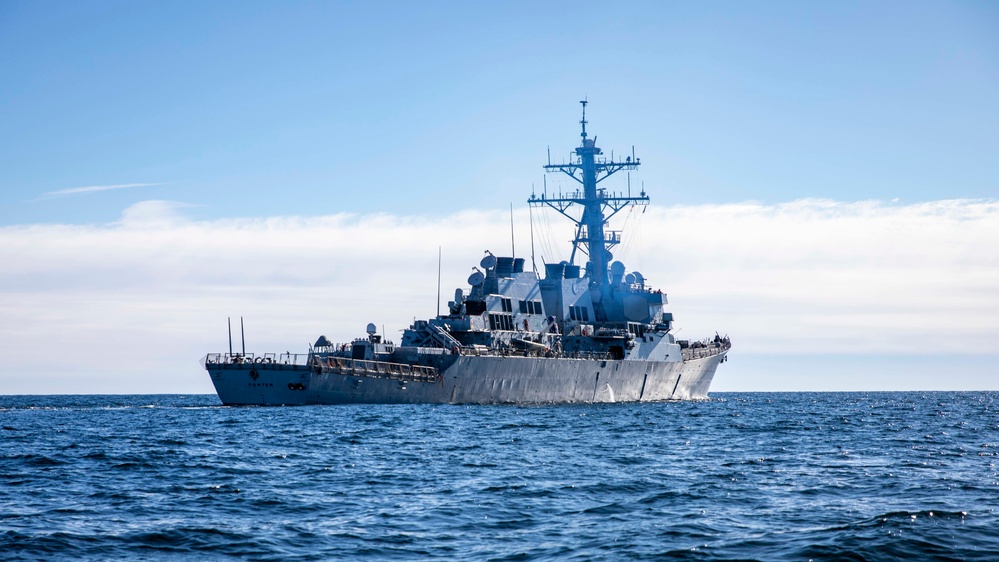 USS Porter Operates Alongside Swedish Navy