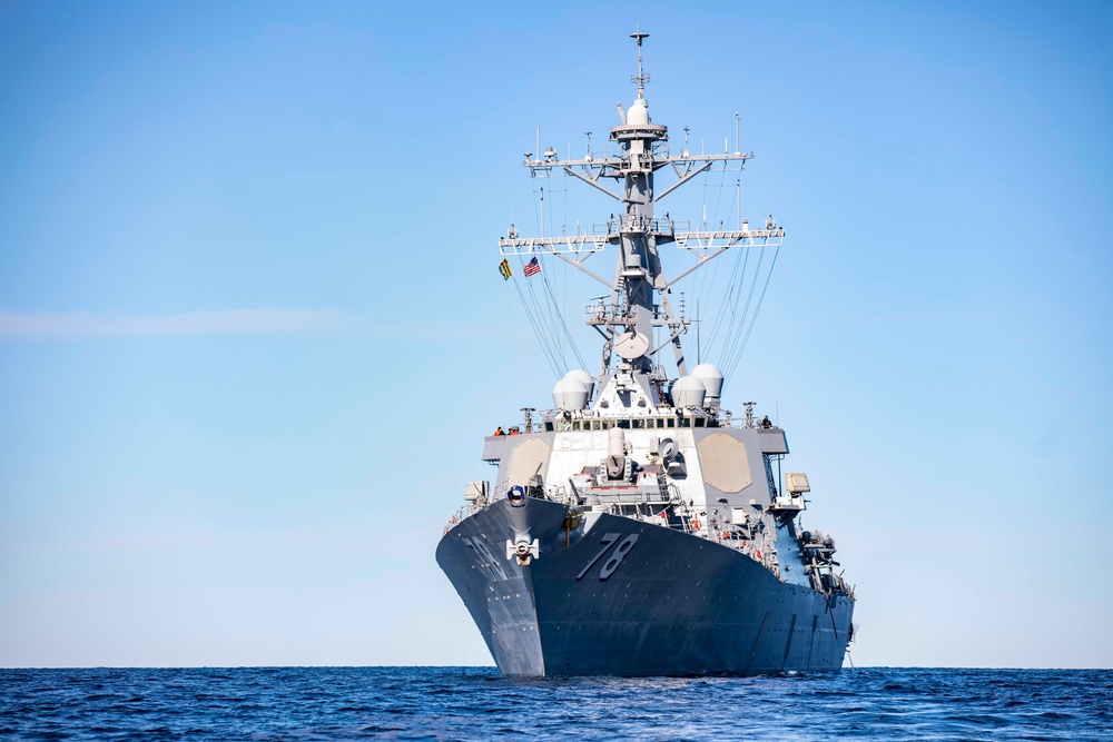 USS Porter Operates Alongside Swedish Navy