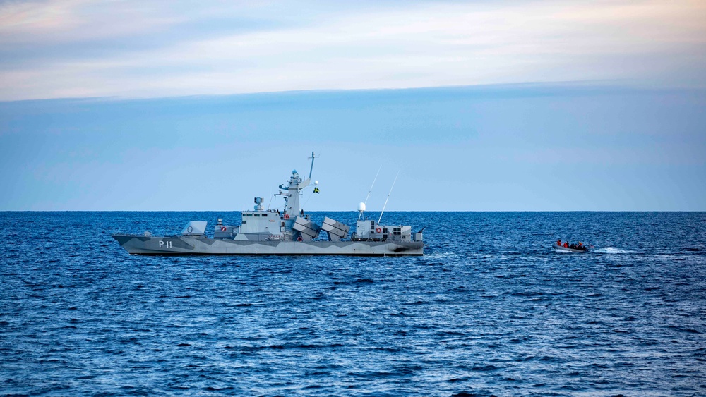 USS Porter Operates Alongside Swedish Navy