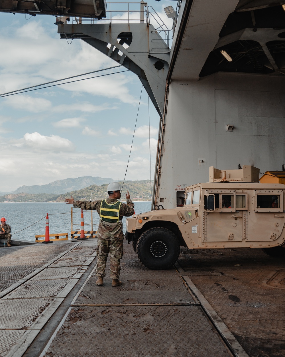 Unloading the Vessel