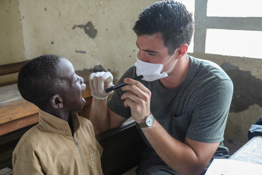 U.S. Army Civil Affairs hosts a dental civic action program at multiple schools during Côte d’Ivoire Flintlock