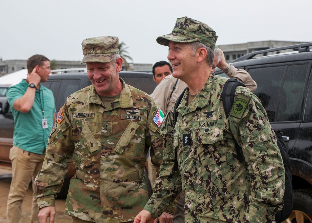 SOCAFRICA commander visits the Côte d’Ivoire Flintlock site