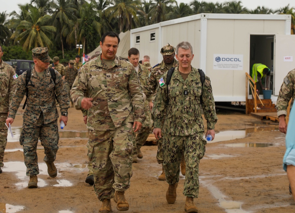 SOCAFRICA commander visits the Côte d’Ivoire Flintlock site