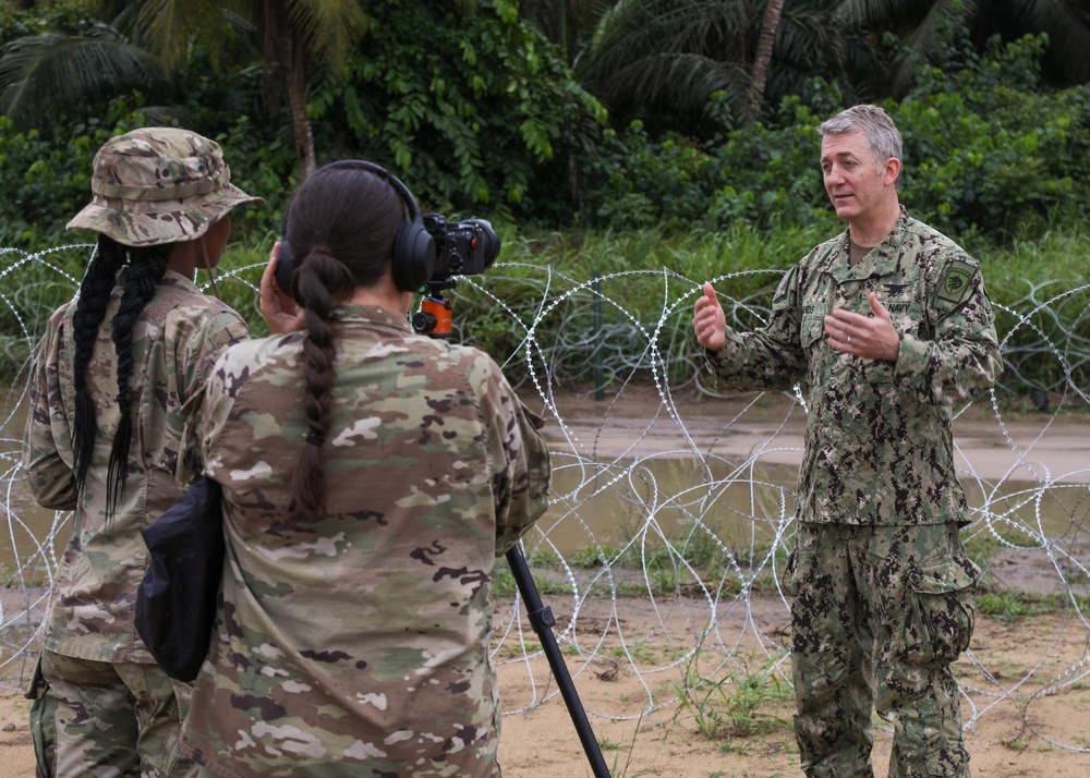 SOCAFRICA commander visits the Côte d’Ivoire Flintlock site