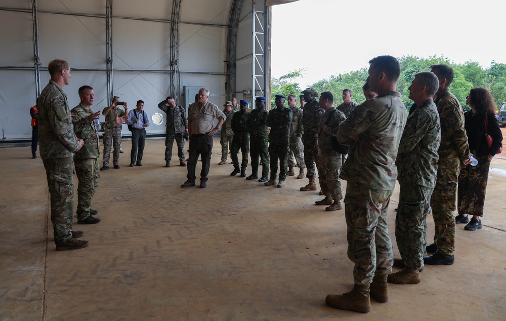 SOCAFRICA commander visits the Côte d’Ivoire Flintlock site