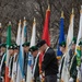 Mounted Color Guard Marches in Chicago's St. Patrick's Day Parade