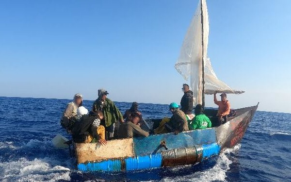 Coast Guard interdicts nine migrants