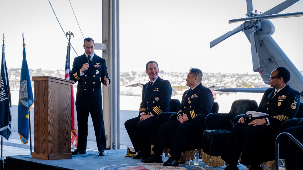 Helicopter Sea Squadron 14 Conducts Change of Command Ceremony