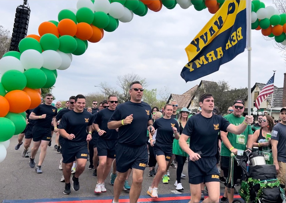 NAS Pensacola CO participates in St. Patrick's Day Run