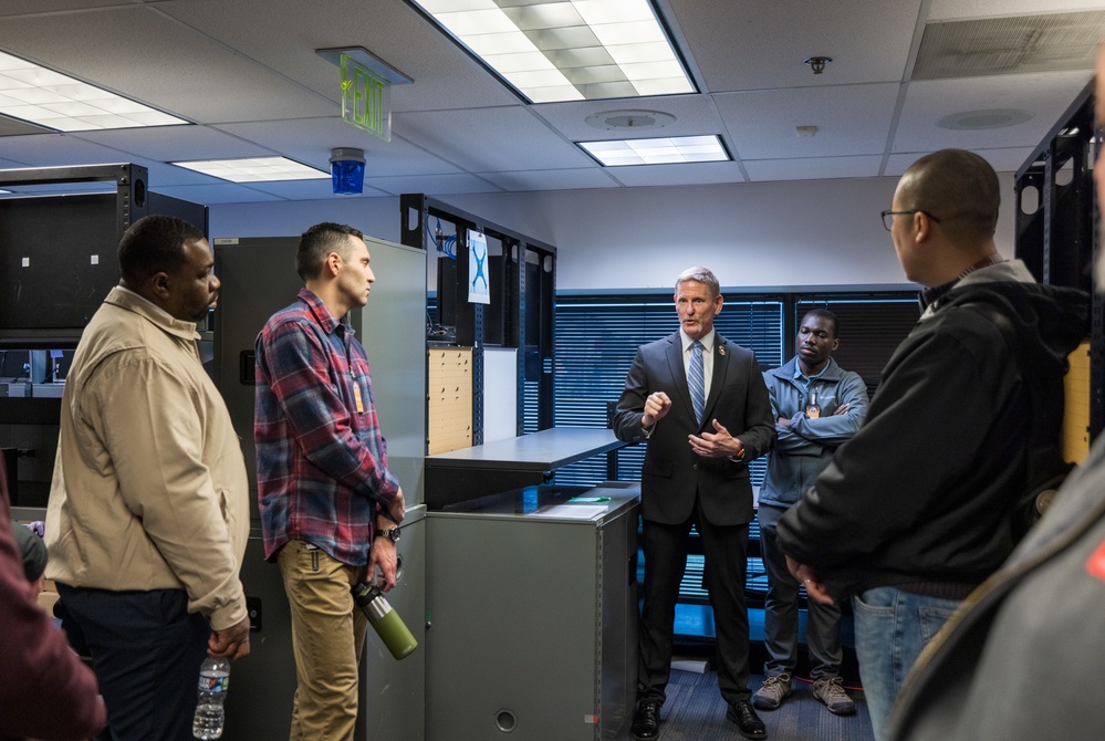 844th Communications Squadron Visit The Forensic Lab At DC3