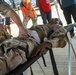 Nigerien Soldiers execute a simulated casualty evacuation during Flintlock